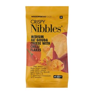 CRISPY Nibbles? Medium Fat Gouda Cheese with Chilli Flakes 20 g