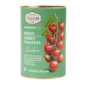 Whole Unpeeled Cherry Tomatoes 400 g
