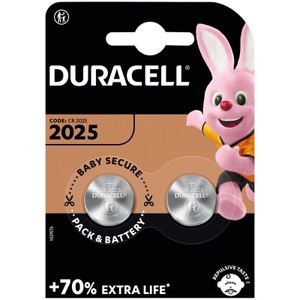 Duracell 2025 3 V Lithium Coin Battery 2 pk