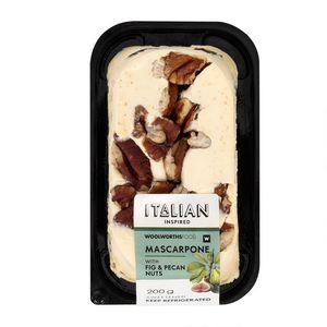 Mascarpone with Fig & Pecan Nuts 200 g