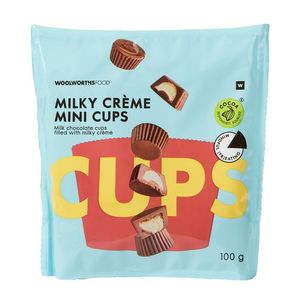 Milky Creme Mini Milk Chocolate Cups 100 g