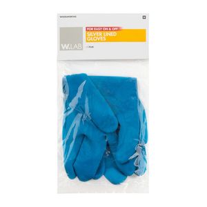 W.Lab Medium Rubber Gloves 1 pk