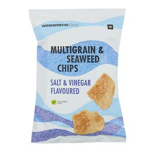 Salt and Vinegar Multigrain and Seaweed Chips 80 g