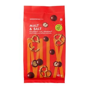 Malt and Salt Chuckles? and Salted Pretzels Mix 100 g