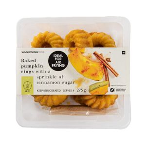 Baked Pumpkin Rings with a Sprinkle of Cinnamon 275 g