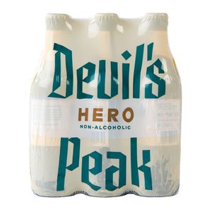 Devil's Peak Hero Non Alcoholic Beer Bottles 6 x 330 ml