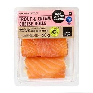 Trout & Cream Cheese Rolls 60 g