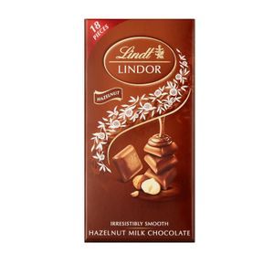 Lindt Lindor Hazelnut Milk Chocolate Slab 100 g