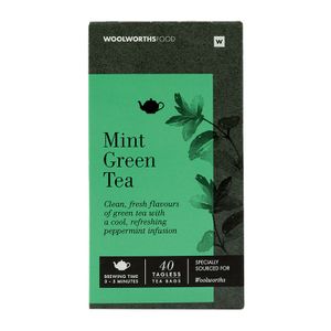 Mint Green Tea Bags 40 pk
