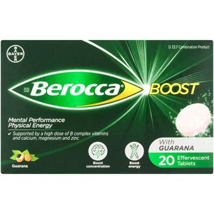 Berocca Boost with Guarana Effervescent Tablets 20 pk