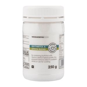 Erythritol and Stevia Blend Sugar Alternative 250 g