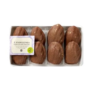 Chocolate Enrobed Madeleines 8 pk
