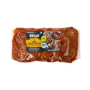 Pork Prego Steaks Avg 580 g