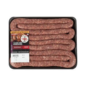 Halaal Classic Beef Boerewors Avg 1 kg