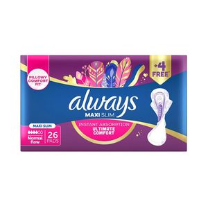 Always Maxi Slim Pads 26 pk