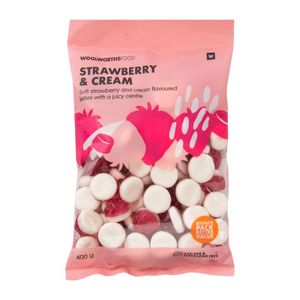 Strawberry and Cream Jellies 400 g
