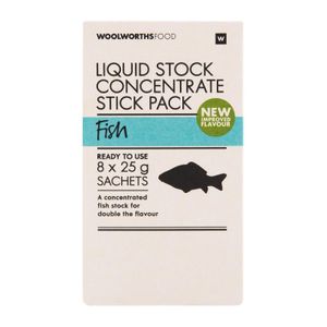Fish Liquid Stock Concentrate Stick Pack 8 x 25 g