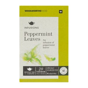 Peppermint Leaves Infusions Bags 20 pk