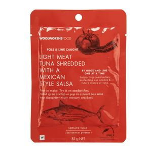 Light Meat Shredded Tuna with Mexican Salsa 85 g
