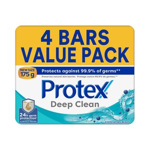 Protex Deep Clean AntiGerm Soap Bar Pack 4 x 175 g