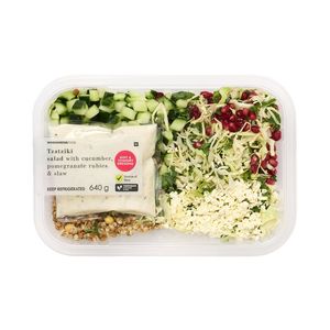 Tzatziki Salad with Cucumber, Pomegranate Rubies & Slaw 640 g