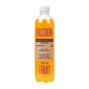 Sugar Free Passion Fruit Flavoured Sparkling Drink 500 ml