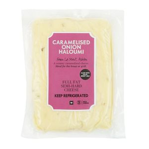 Caramelised Onion Full Fat Semi Hard Haloumi Cheese Avg 350 g