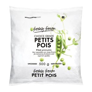 Frozen Petits Pois Peas 500 g