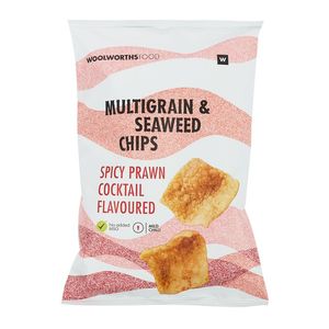 Spicy Prawn Cocktail Multigrain and Seaweed Chips 80 g