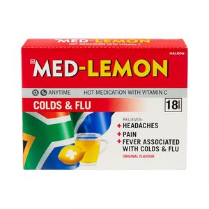 Med-Lemon for Colds and Flu 18 pk